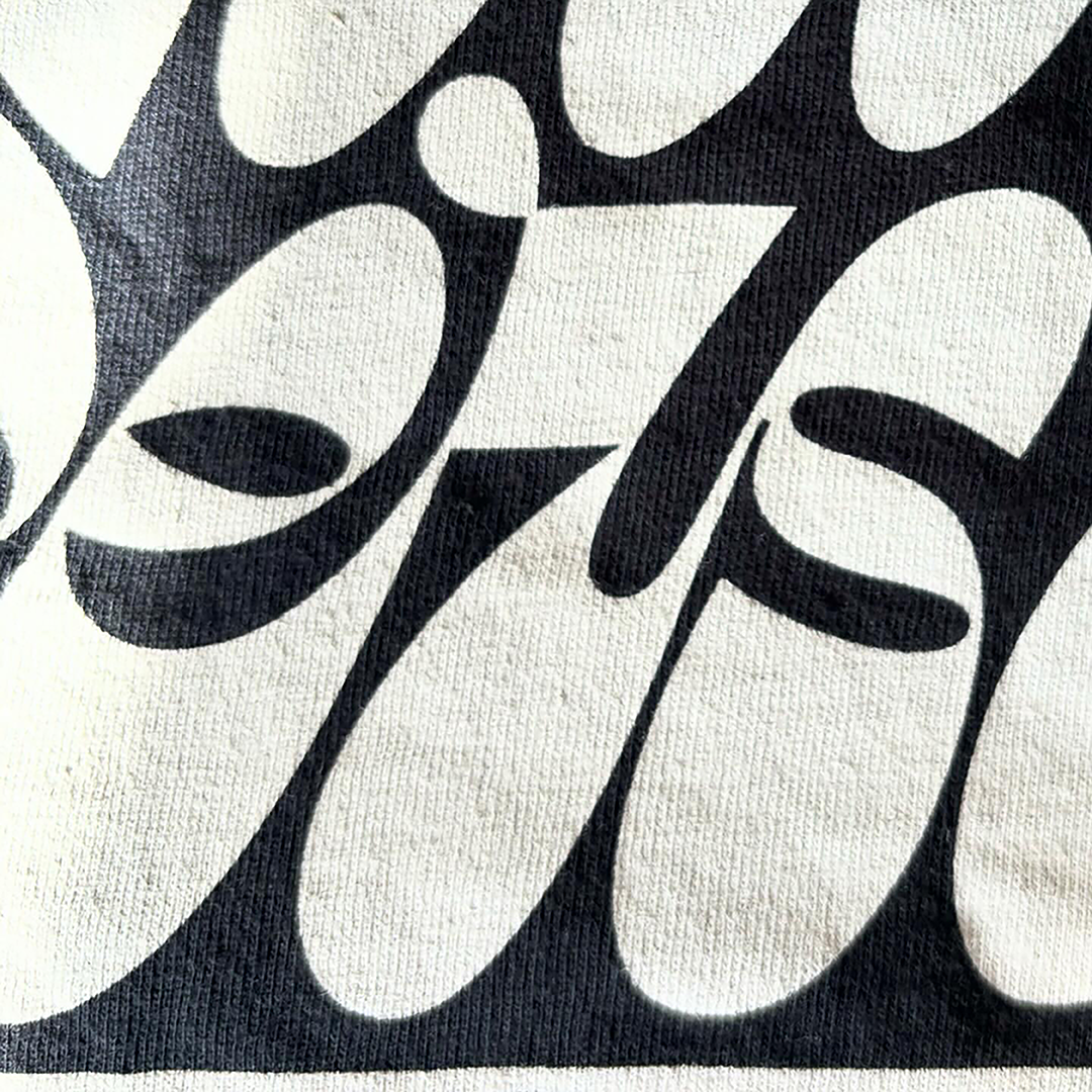Details of Screenprinted shirt