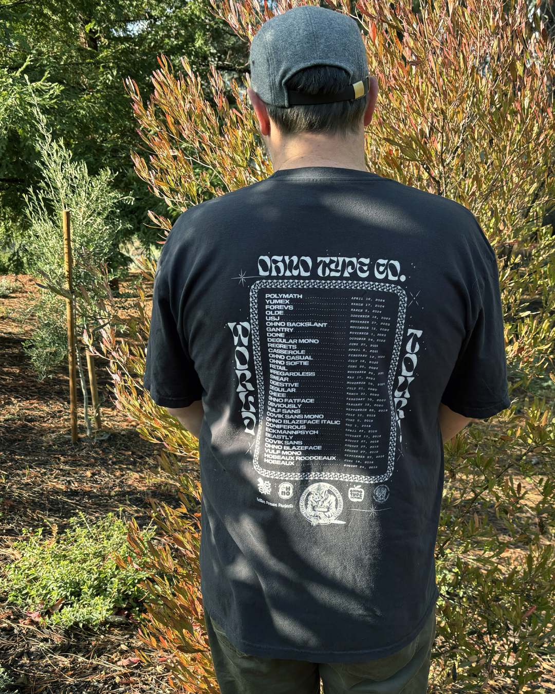 Ohno Type Co. World Tour T-shirt